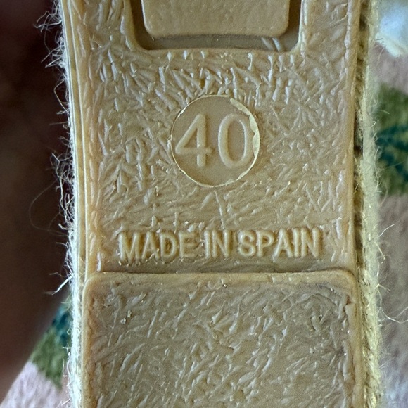 Modatrova Stilvi Raffia Espadrille Wedges Ankle Tie Natural EU 38 - Picture 9 of 16